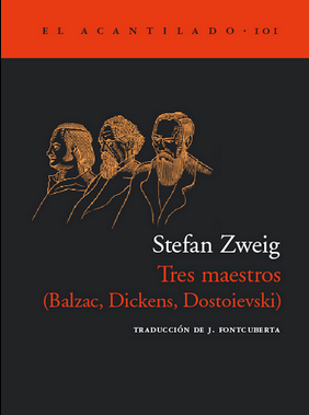 Book cover of Tres maestros by Stefan Zweig Book cover of Tres maestros by Stefan Zweig